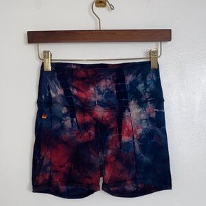 Aviator Nation Tie-Dye Bike Shorts 3”